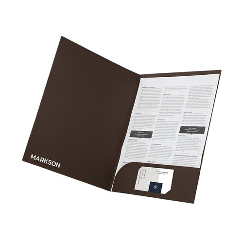 Paper File Folders With Single Pocket - Material: 300 Gsm Recycle Board