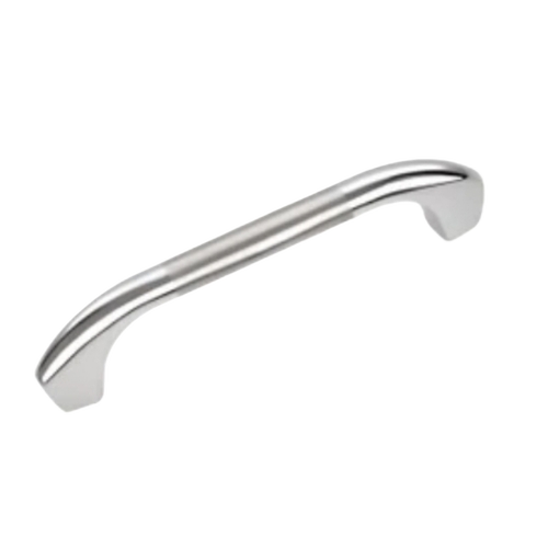 519 Designer Zinc Door Handle - Zinc Alloy, All Sizes, Silver, Polished | Corrosion Resistant, Ergonomic Grip, Scratch Resistant