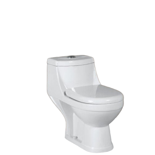 White Ceramic Western Toilet