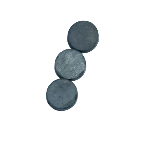 12 Mm Diameter X 3 Mm Thick Ferrite (Ceramic) Magnets - Application: Industrial