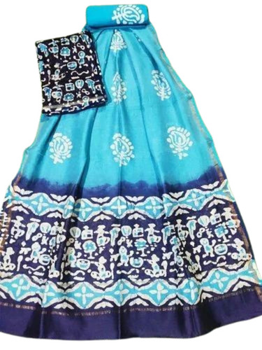 Unstitched Chanderi Cotton Suit Material