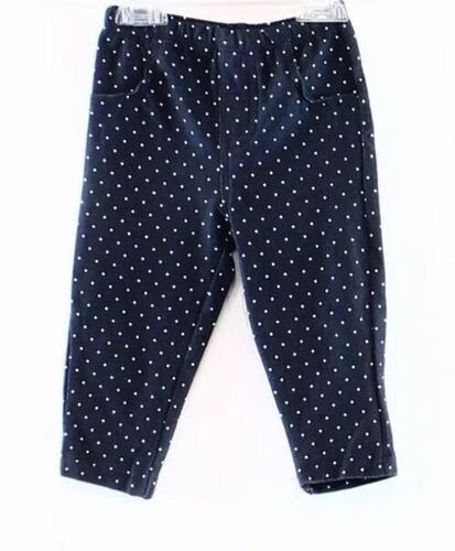 Kids Printed Pant - Lightweight Breathable Blue Cotton Blend, Regular Fit | Anti Pilling, Quick Dry, Comfortable Fit