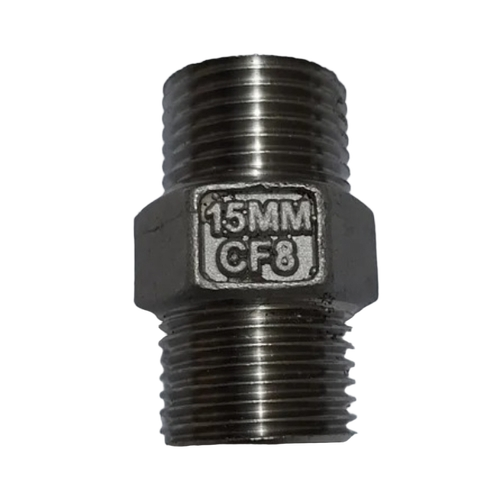 15mm Stainless Steel Hex Nipple