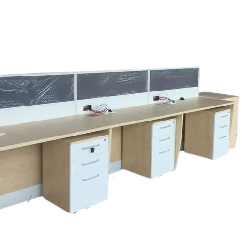 3 Seater Modular Office Workstation