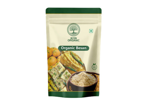 100% Organic Besan Flour (500G) - Additives: No Additives (100% Natural)