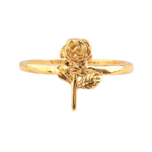 925 Sterling Silver Rose Ring