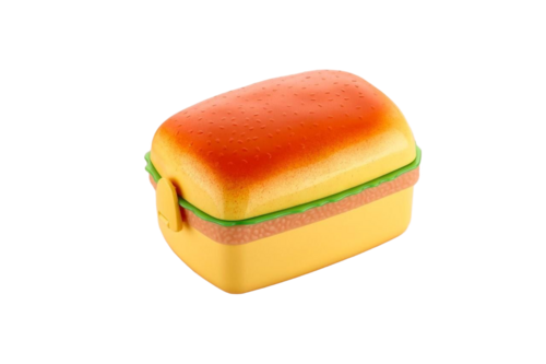 Hot Dog Lunch Box - Color: Yellow