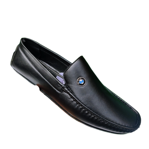 Mens Hand Stitched Executive Loafers Shoes - Color: Black