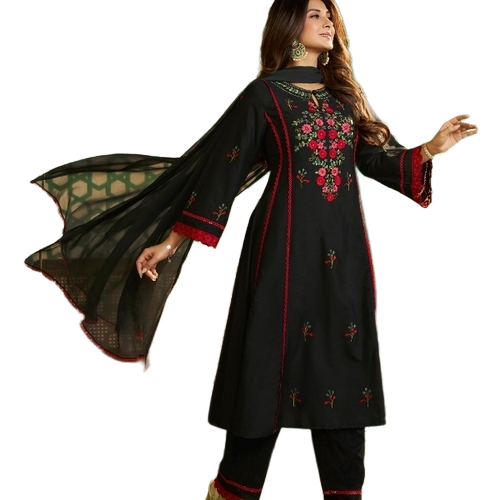 Women Black Kurtis