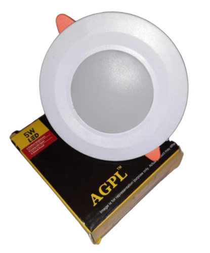 5W Agpl Led Concealed Round Downlight - Color: White