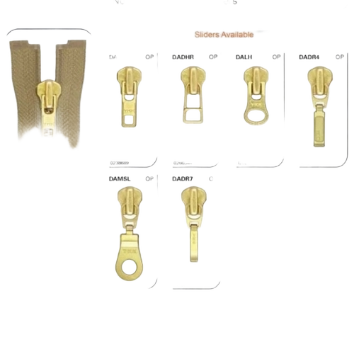 Brass Zipper