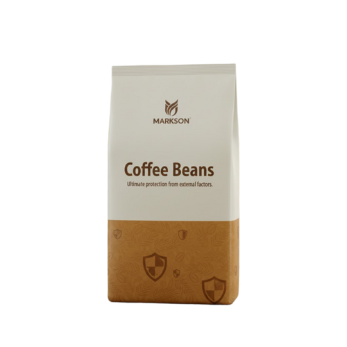 Coffee Beans Gusset Pouches - Color: Multicolor