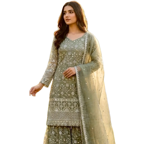 Designer Pakistani Sharara Suit Set