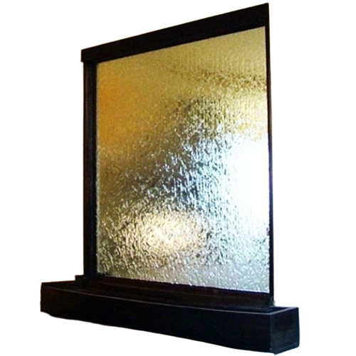 Glass Water Wall Indoor Fountain