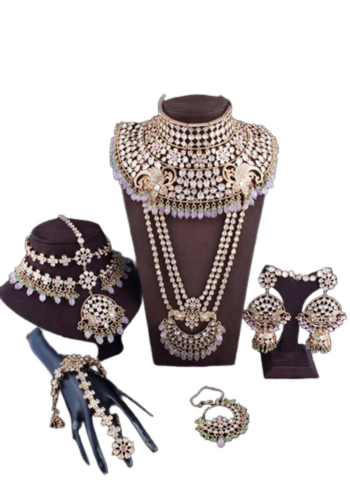 Modern Pink Mint Bridal Jewelry Sets - Gender: Women