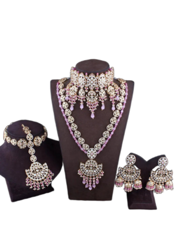 Pink Bridal Jewelry Sets - Gender: Women