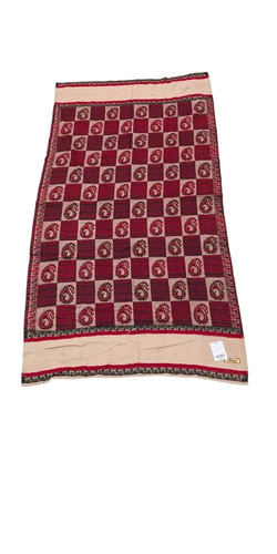 Ladies Maroon Printed Shawl - Length: 2  Meter (m)