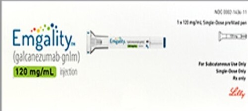 Emgality Galcanezumab 120mg Injection