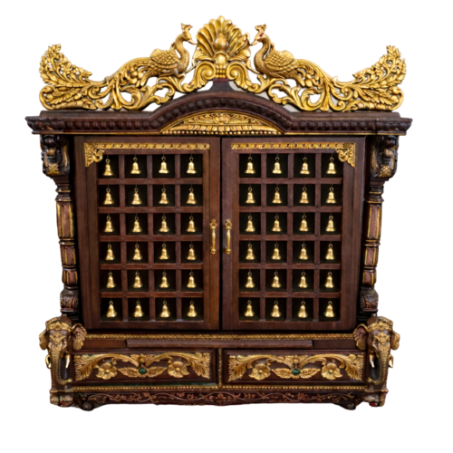 Temple Design For Home in Dual Shade