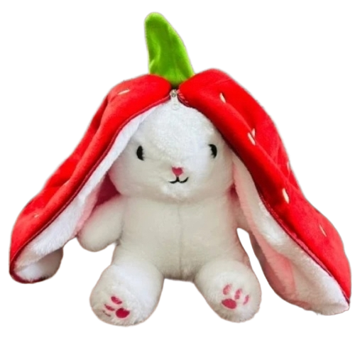 Zipper Bunny Soft Toy For Kids & Babies - Color: White