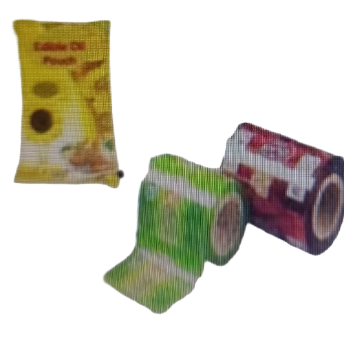 Mustard Oil Packaging Film - Medium Size, Various Colors | High Barrier, Leak Proof, Oil Resistant, Heat Sealable, Durable, Flexible, Moisture Resistant, Print Friendly