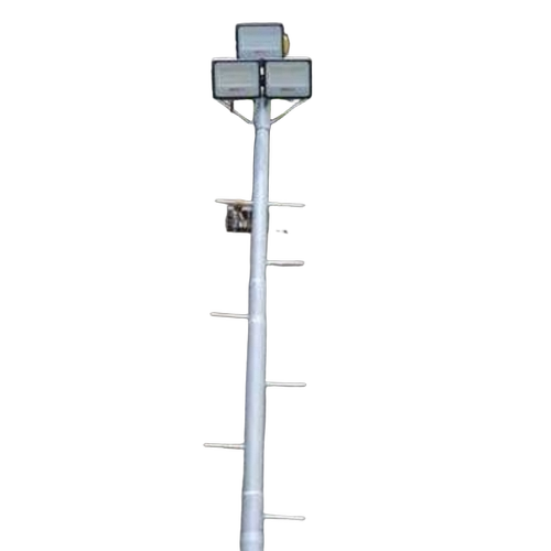 Solar Street Light Pole - Aluminum 8 Meters Height 50 Ka Weight 6000 Lm Brightness Ip65 Rating | 2-Year Warranty Ideal For Streets Parking Lots Pathways