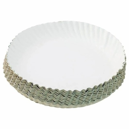 Disposable White Paper Plate