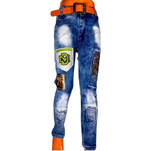 Kids Designer Jeans - Age Group: 9-10 Years