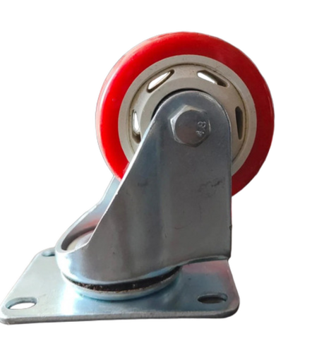 Pu Caster Wheels - Color: Red