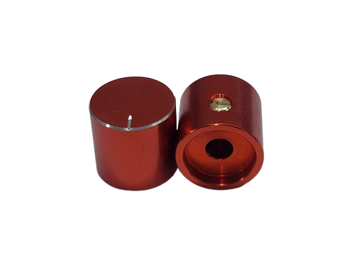 Red Plain Aluminium Knob - Features: Durable