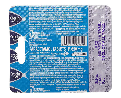 Crocin Tablet
