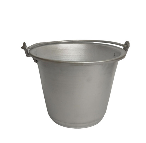 Silver Aluminium Bucket