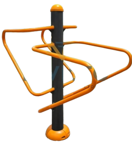 Red Outdoor Push Up Bar Machine - Grade: Commercial Use