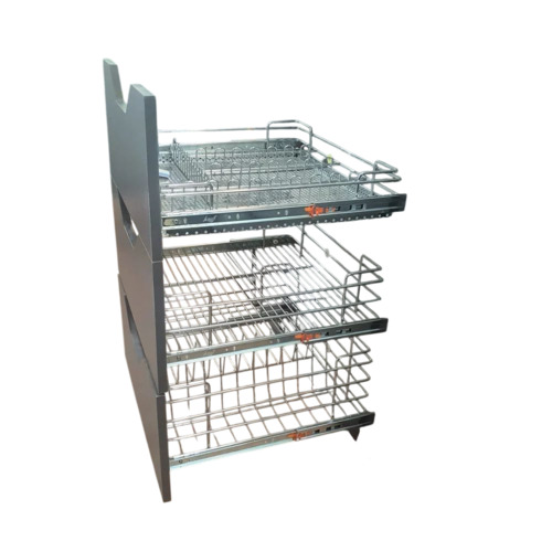 Stainless Steel Sleek Kitchen Drawer
