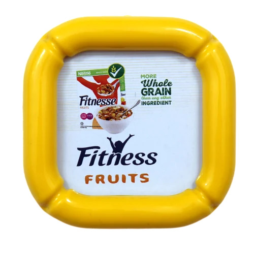 Yellow Square Promotional Paper Weight - Advantage: Durable