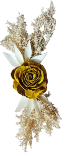 Artificial Golden Sola Flowers - Color: Multicolor