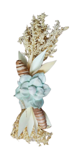 Artificial Sky Blue Sola Flower - Color: Multicolor