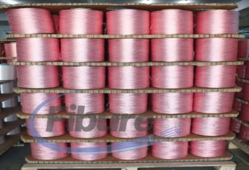 Polyester Ripcords Yarn - Color: Red