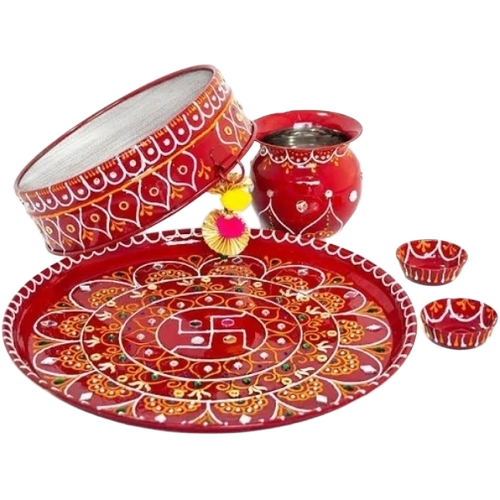 Decorative Karwachauth Thali Set