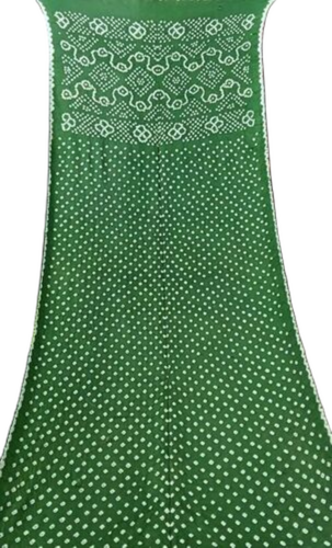 Bandhani Saree - Color: Green