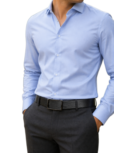 Classic Formal Leather Belt - Leather Type: Genuine