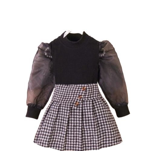 Cotton Girls Western Skirt And Top