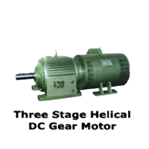Three Stage Helical Dc Gear Motors