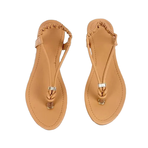 Grey Flat Daily Wear Ladies Slippers