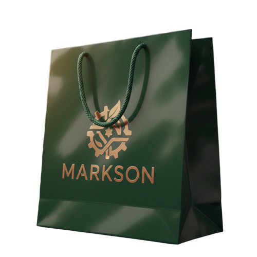 Laminated Paper Bags With Rope Handle - Color: Multicolor