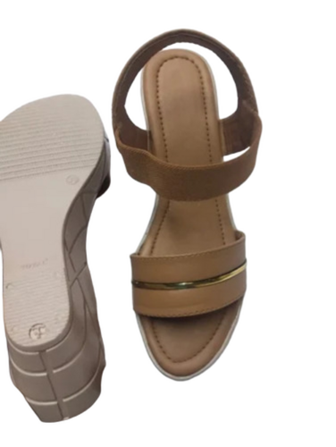 Light Brown Daily Wear Ladies Slippers - Design: Latest