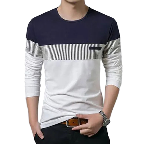 Mens Designer Round Neck T Shirt - Age Group: Adult