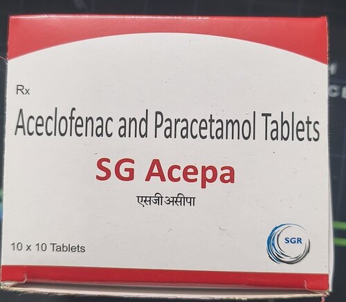 Sg Acepa Aceclofenac & Paracetamol Tablet