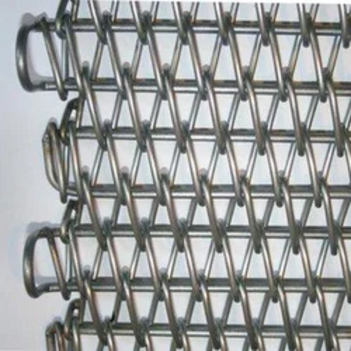 Enrober Conveyor Belt Ss(rws) Type (Nw-4) - Stainless Steel,

Customizable Width & Length, Heavy Load Capacity, High Strength, Long

Life