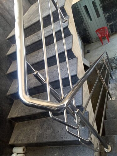 Stainless Steel Railing - Stainless Steel, Standard Size, Silver | Anti Corrosion, Rust Proof, Eco Friendly, Modern Style
